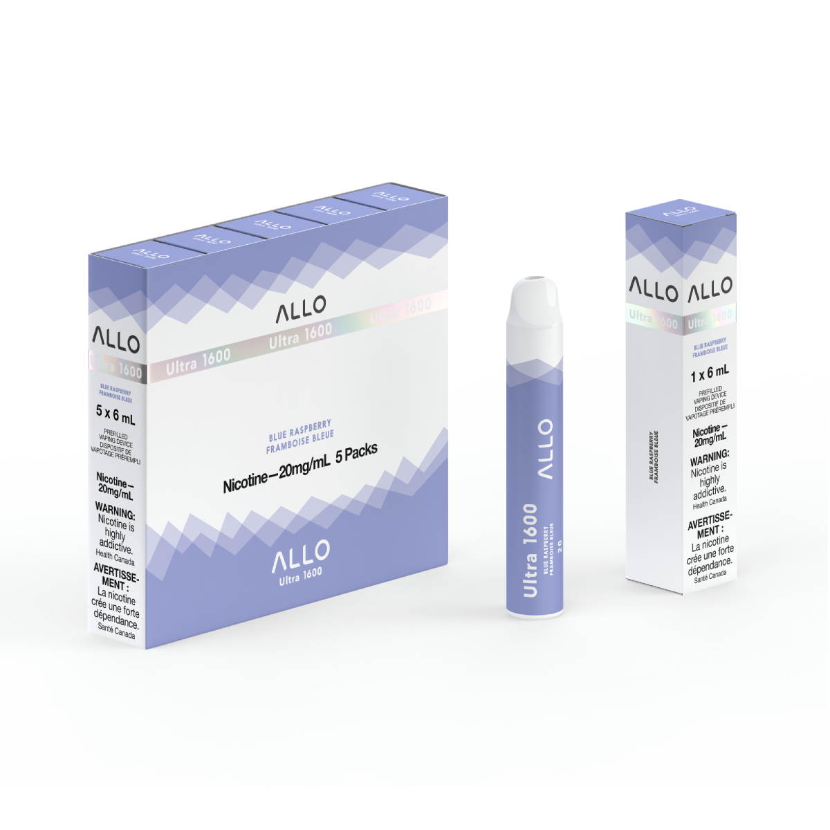 Allo Ultra 1600 Disposable - Blue Raspberry