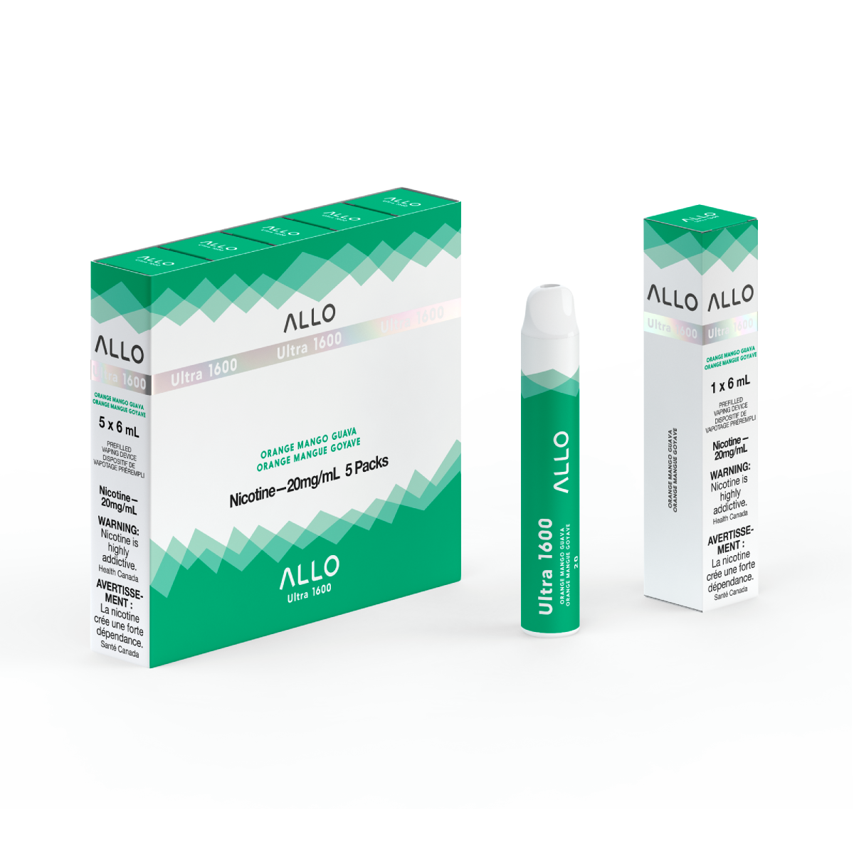 Allo Ultra 1600 Disposable - Orange Mango Guava