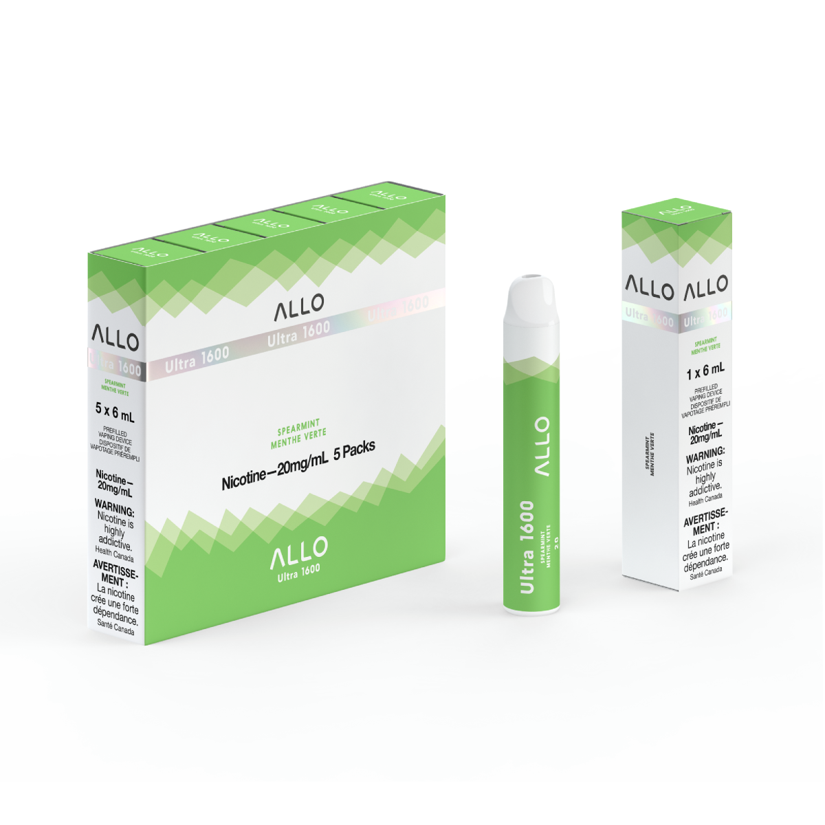 Allo Ultra 1600 Disposable - Spearmint