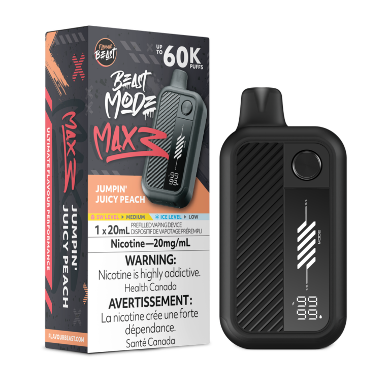 Flavour Beast Mode Max 3 60K – Jumpin' Juicy Peach